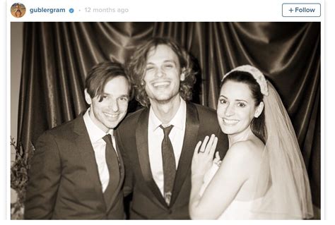 Matthew Gray Gubler wedding